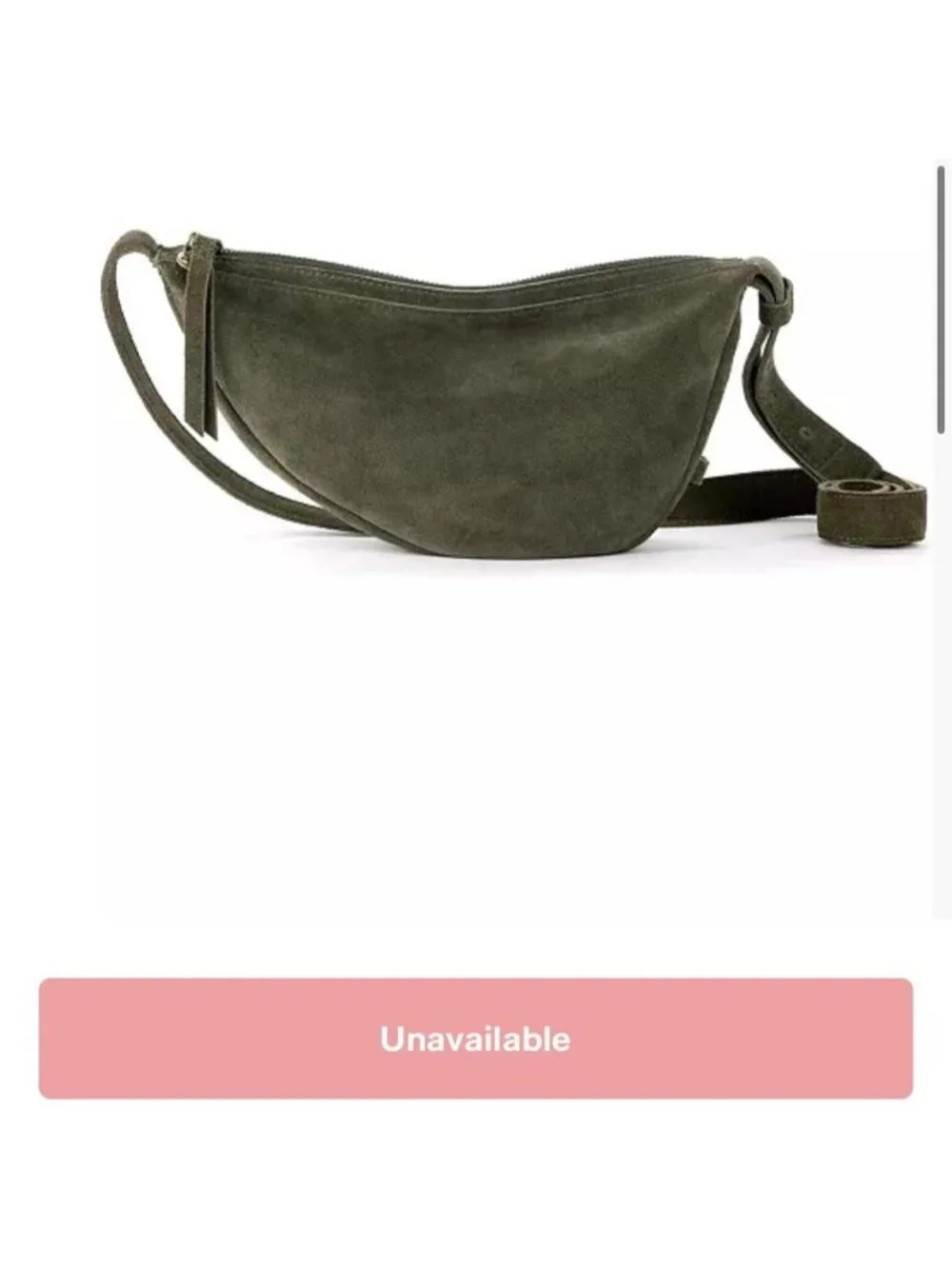 The Sak Suede Tess Leather Sling Crossbody Bag“Moss... - Picture 3 of 6